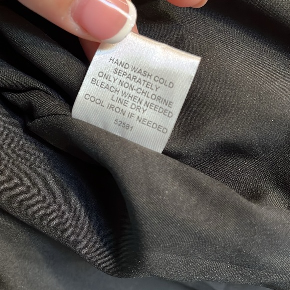 NEW Sugarlips Midnight Strikes Metallic Faux Wrap Dress Size Small - Picture 9 of 9